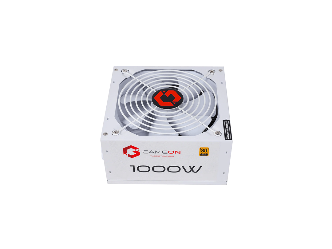 GAMEON - SPY2 ATX 1000 WATTS 80 PLUS Gold Value Gaming Power Supply - White in Qatar GAMEON - SPY2 ATX 1000 WATTS 80 PLUS Gold Value Gaming Power Supply - White in Qatar